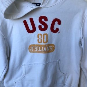 USC hoodie small fits tru medium
